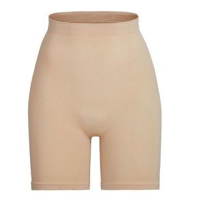 Skims Sculpting Short Mid Thigh with Open Gusset in Mica